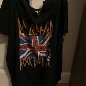 Def leopard boyfriend tee